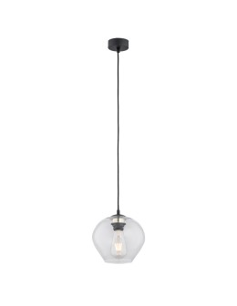 Argon KALIMERA lampa wisząca 1 pł. mniejsza 1x15W (max) transparentny czarny mat 4041
