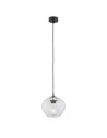 Argon KALIMERA lampa wisząca 1 pł. mniejsza 1x15W (max) transparentny czarny mat 4041