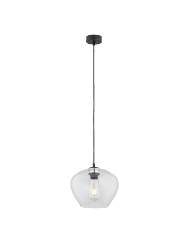 Argon KALIMERA 1 fl. pendant lamp larger 1x15W (max) transparent matte black 4043