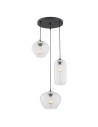 Argon KALIMERA lampa wisząca 3 pł. 3x15W (max) transparentny czarny mat 1431