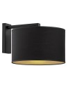 Argon KARIN wall lamp 1 pł. 1x15W (max) black with gold center black structure 4340