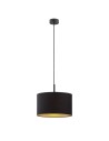 Argon KARIN pendant lamp 1 pł. 1x15W (max) black with gold center black structure 4341