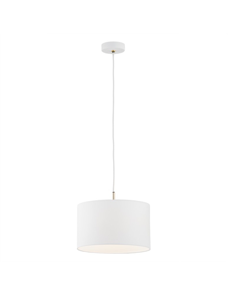Single pendant lamps - Argon KARIN pendant lamp 1 pł. 1x15W (max) white white structure 4343 - product kolory-swiatla.pl 1