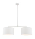 Double pendant lamps - Argon KARIN 2 fl. pendant lamp 2x15W (max) white white structure 900 - product 1