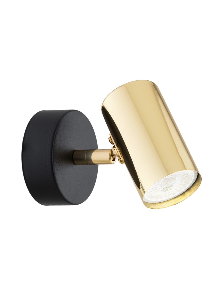 Adjustable wall lamps - Argon LAGOS wall lamp 1 pł. 1x5W (max) brass black structure 4208 - product kolory-swiatla.pl 4