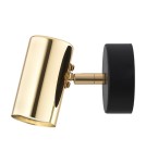 Adjustable wall lamps - Argon LAGOS wall lamp 1 pł. 1x5W (max) brass black structure 4208 - product 9