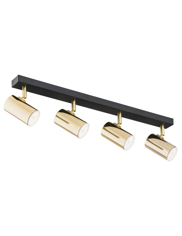 Spotlight ceiling lamps - Argon LAGOS plafond 4 fl. 4x5W (max) brass black structure 1688 - product kolory-swiatla.pl 1