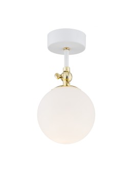 Argon LATINA kinkiet 1 pł. 1x7W (max) biały mat IP44 mosiądz 4002