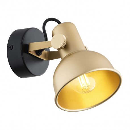 Argon LENORA kinkiet / plafon 1 pł. 1x7W (max) złoty czarny 8248
