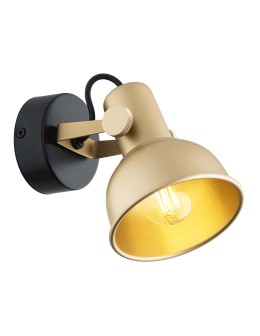 Argon LENORA kinkiet / plafon 1 pł. 1x7W (max) złoty czarny 8248