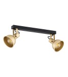 Spotlight ceiling lamps - Argon LENORA 2 fl. plafond 2x7W (max) gold black 7144 - product 2