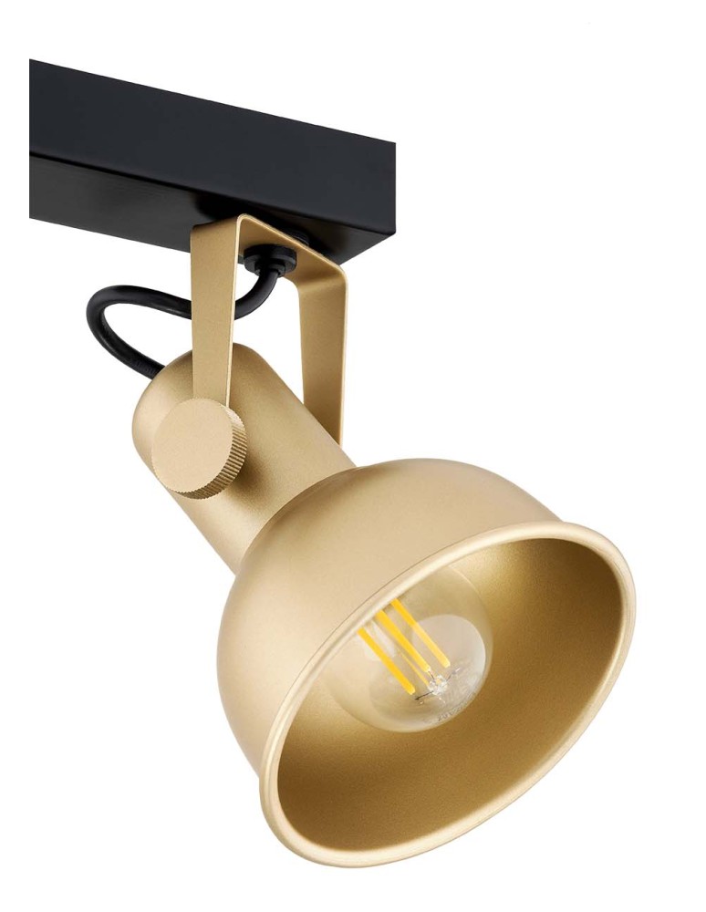 Spotlight ceiling lamps - Argon LENORA 2 fl. plafond 2x7W (max) gold black 7144 - product kolory-swiatla.pl 3