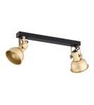 Spotlight ceiling lamps - Argon LENORA 2 fl. plafond 2x7W (max) gold black 7144 - product 4