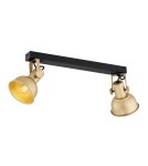 Spotlight ceiling lamps - Argon LENORA 2 fl. plafond 2x7W (max) gold black 7144 - product 5