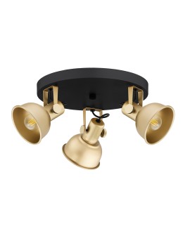 Argon LENORA plafon 3 pł. 3x7W (max) złoty czarny 6243 - produkt 2