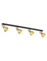 Argon LENORA plafond 4 fl. 4x7W (max) gold black 1801