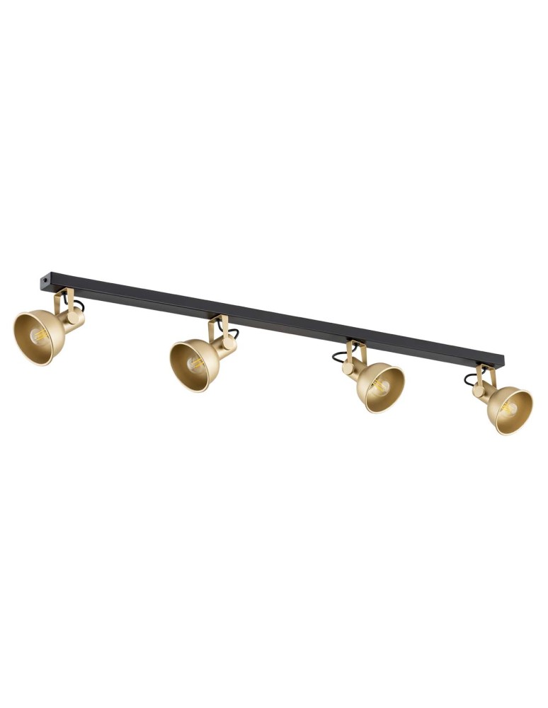 Spotlight ceiling lamps - Argon LENORA plafond 4 fl. 4x7W (max) gold black 1801 - product kolory-swiatla.pl 3