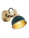 Argon LENORA wall lamp / plafond 1 pł. 1x7W (max) green gold 8247
