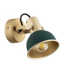 Green wall lamps - Argon LENORA wall lamp / plafond 1 pł. 1x7W (max) green gold 8247 - product 2