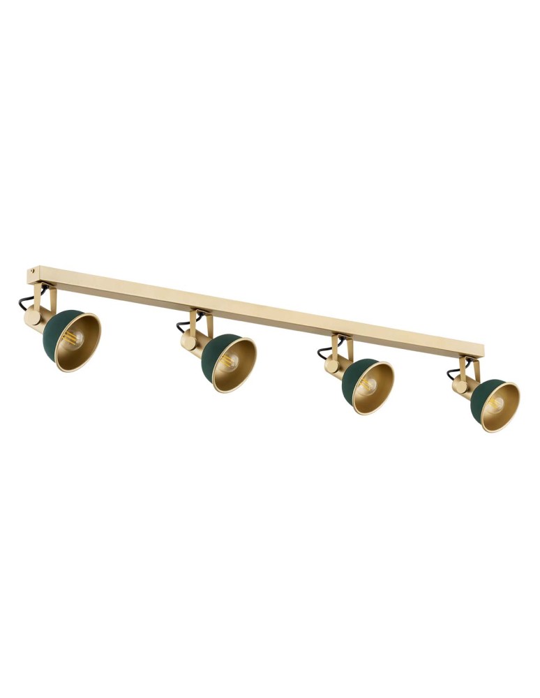 Spotlight ceiling lamps - Argon LENORA plafond 4 fl. 4x7W (max) green gold 1800 - product kolory-swiatla.pl 3