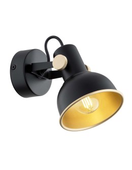 Argon LENORA kinkiet / plafon 1 pł. 1x7W (max) czarny złoty 8246