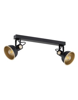 Argon LENORA 2 fl. plafond 2x7W (max) black gold 7142 - product 2