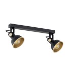 Spotlight ceiling lamps - Argon LENORA 2 fl. plafond 2x7W (max) black gold 7142 - product 4