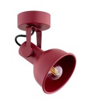 Red wall lamps - Argon LENORA wall lamp / plafond 1 pł. 1x7W (max) red 8298 - product 2
