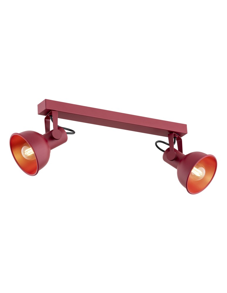 Spotlight ceiling lamps - Argon LENORA 2 fl. plafond 2x7W (max) red 7173 - product kolory-swiatla.pl 1