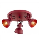 Spotlight ceiling lamps - Argon LENORA plafond 3 fl. 3x7W (max) red 6264 - product 1