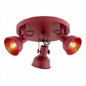Argon LENORA plafon 3 pł. 3x7W (max) czerwony 6264