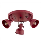 Spotlight ceiling lamps - Argon LENORA plafond 3 fl. 3x7W (max) red 6264 - product 2