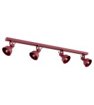 Spotlight ceiling lamps - Argon LENORA plafond 4 fl. 4x7W (max) red 1818 - product 2