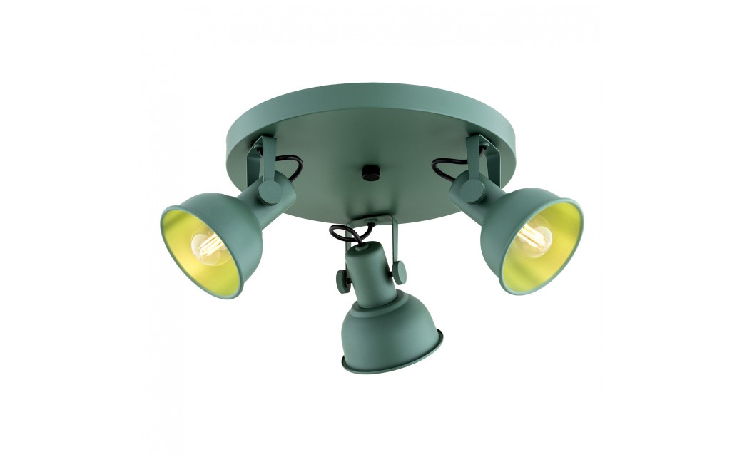 Argon LENORA plafon 3 pł. 3x7W (max) zielony 6265