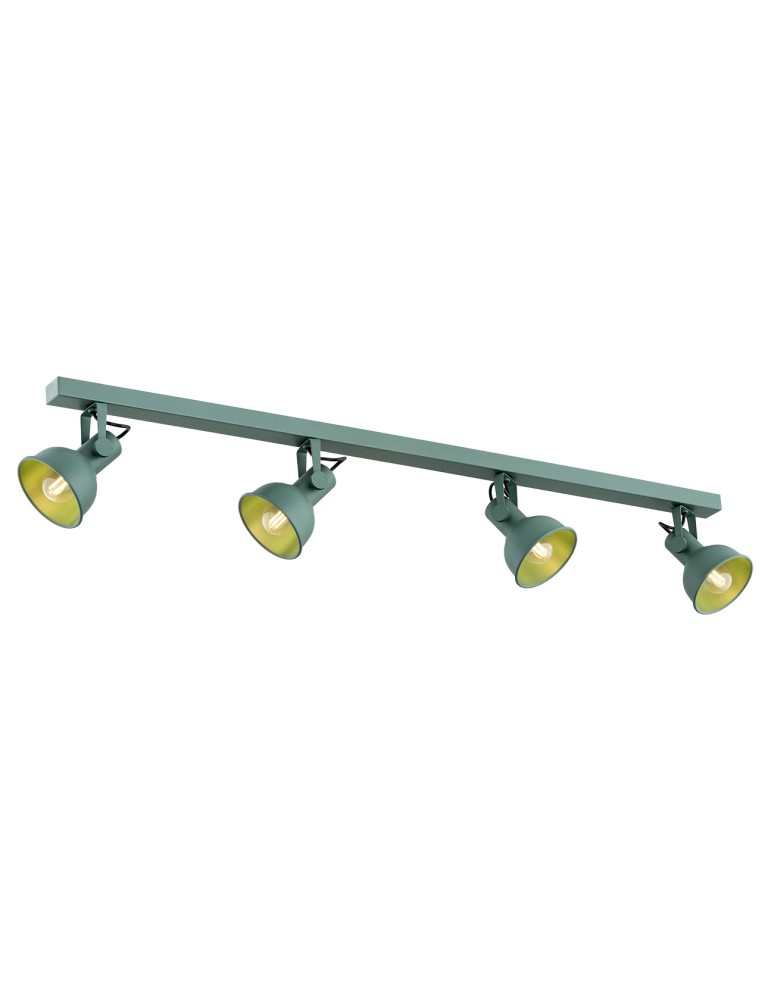 Spotlight ceiling lamps - Argon LENORA plafond 4 fl. 4x7W (max) green 1819 - product kolory-swiatla.pl 1