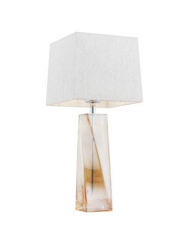 Argon LILLE 1 fl. table lamp 1x15W (max) silver color leaf honey 3840