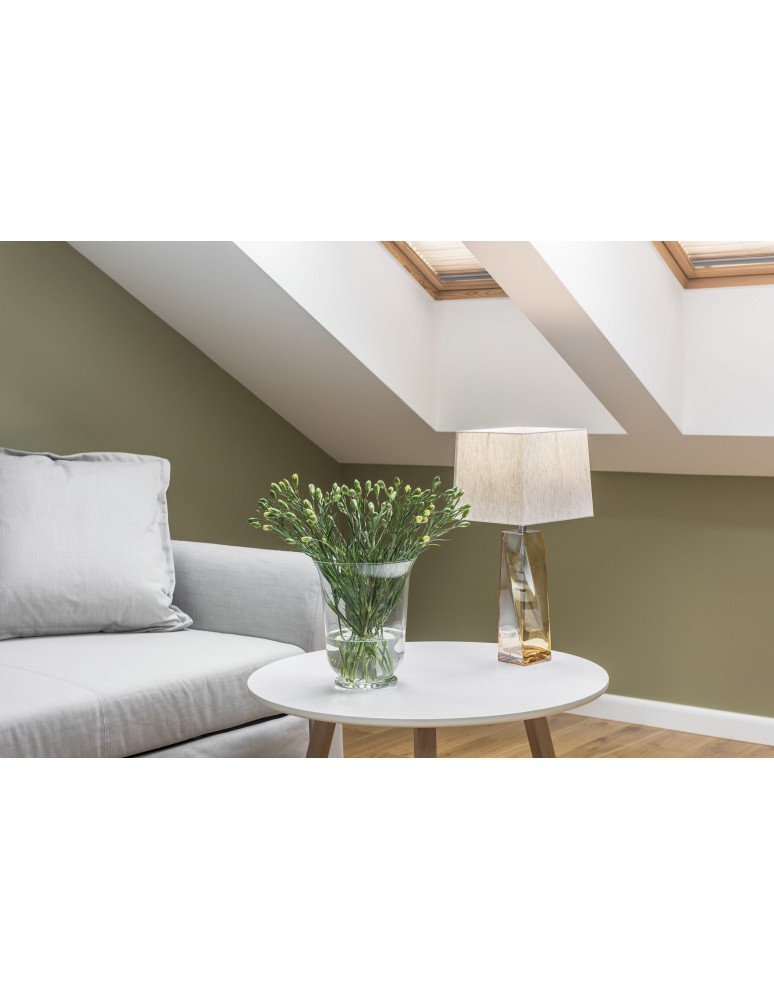 Argon LILLE lampa stołowa 1 pł. 1x15W (max) srebrny kolor lister miodowy 3840