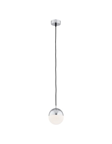 Argon LIVIA 1 fl. pendant lamp smaller 1x7W (max) opal matt IP44 chrome 4032