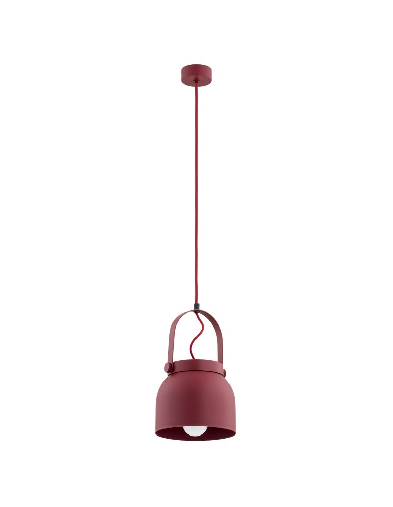 Industrial pendant lamps - Argon LOGAN pendant lamp 1 pł. 1x15W (max) red 8282 - product kolory-swiatla.pl 2