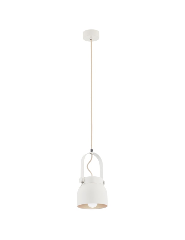 Industrial pendant lamps - Argon LOGAN pendant lamp 1 fl., smaller 1x15W (max) cream white 8290 - product kolory-swiatla.pl 1