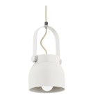 Industrial pendant lamps - Argon LOGAN pendant lamp 1 fl., smaller 1x15W (max) cream white 8290 - product 3