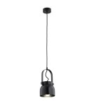 Industrial pendant lamps - Argon LOGAN pendant lamp 1 fl., smaller 1x15W (max) black 8291 - product 1