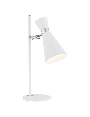 Argon LUKKA 1-fl. desk lamp 1x15W (max) white structure chrome elements 3890