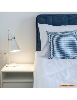 Argon LUKKA lampa biurkowa 1 pł. 1x15W (max) biały struktura elementy chromowane 3890 - produkt 2