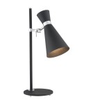 Desk lamps - Argon LUKKA desk lamp 1 pł. 1x15W (max) black structure chrome elements 3894 - product 1