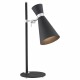 Argon LUKKA lampa biurkowa 1 pł. 1x15W (max) czarny struktura elementy chromowane 3894