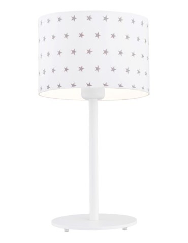 Argon MAGIC lampa stołowa 1 pł. 1x15W (max) biały w szare gwiazdki biały struktura 4125