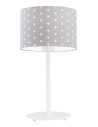 Argon MAGIC lampa stołowa 1 pł. 1x15W (max) szary w białe gwiazdki biały struktura 4126