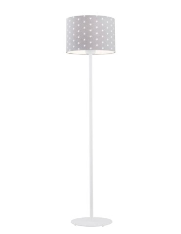 Argon MAGIC lampa podłogowa 1 pł. 1x15W (max) szary w białe gwiazdki biały struktura 4130