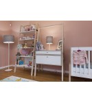 Floor lamps with lampshade - Argon MAGIC 1-fl. floor lamp 1x15W (max) gray with white stars white structure 4130 - product 2